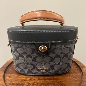 Denim Chambray Coach Kay Crossbody Bag
